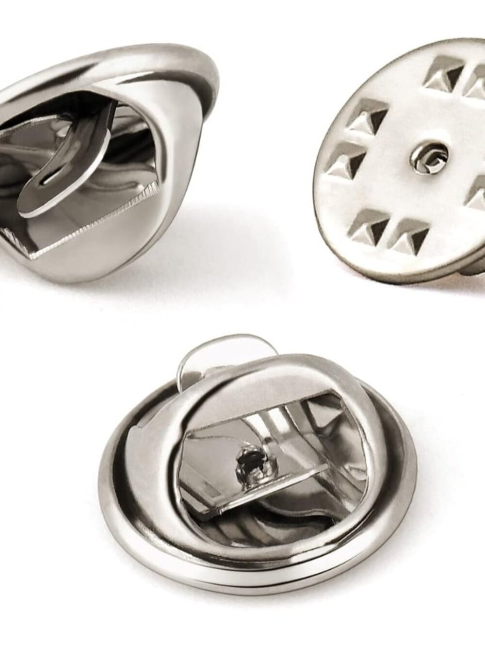 Lapel Pin Backs, Safety Backs for Brooch Tie Hat Badge Insignia